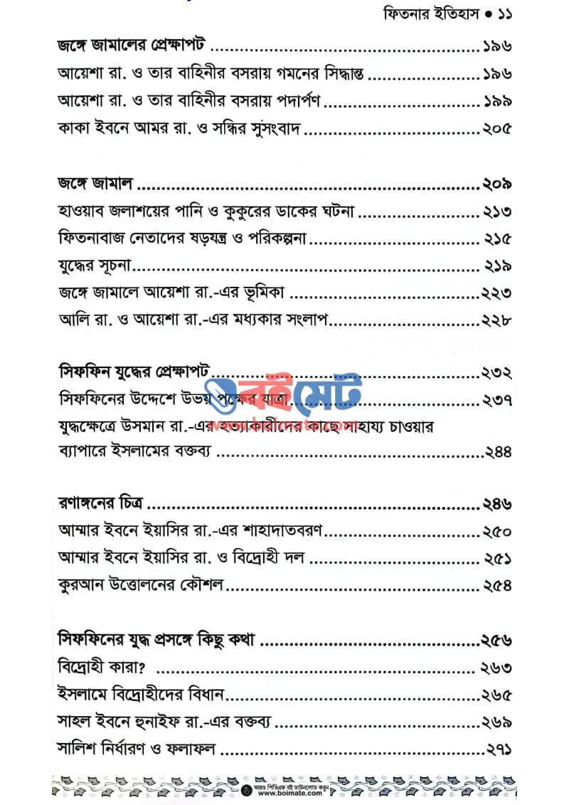 ফিতনার ইতিহাস PDF (Fitnar Itihas) - ৩
