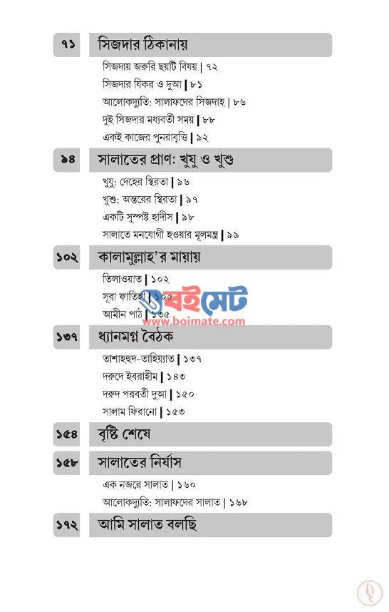 মনের মতো সালাত PDF (Moner Moto Salat) - ২