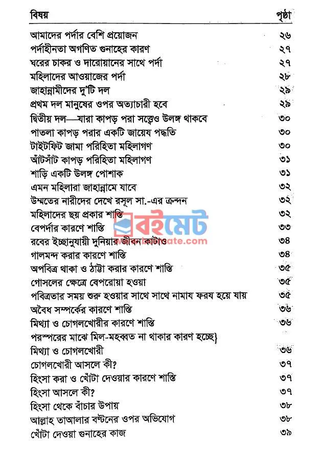 হিজাব কুরআন সুন্নাহর অত্যন্ত গুরুত্বপূর্ণ বিধান PDF (HIjab) - ২