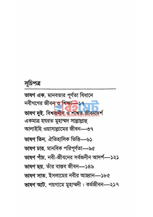 খুতুবাতে মাদরাস: মুহাম্মদ সা. দি গ্রেটেস্ট PDF (Khutubate Madras: Muhammod Sm. The Greatest) - ১