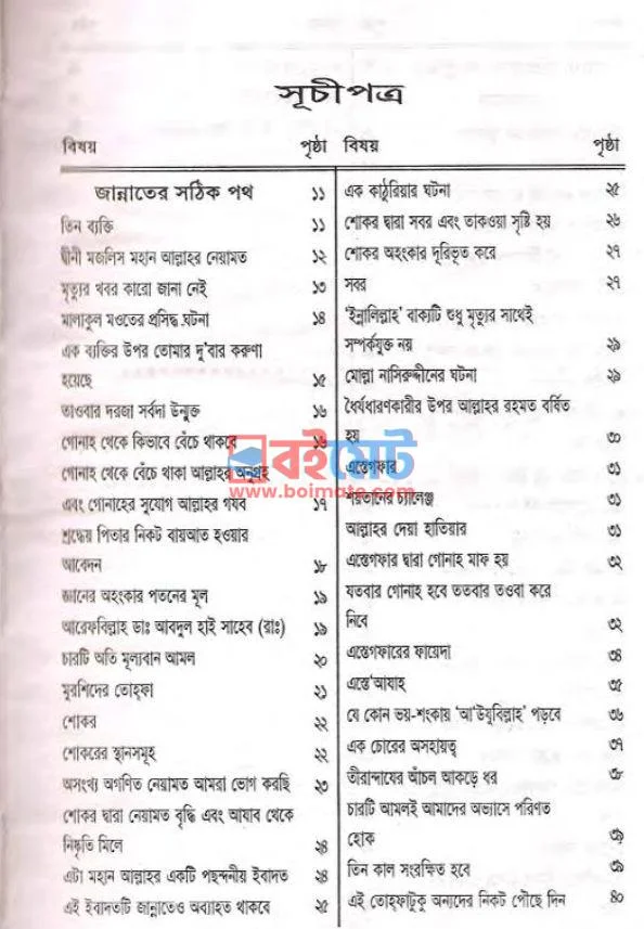 জান্নাতের সঠিক পথ PDF (Jannater Sothik Poth) - ১ জান্নাতের সঠিক পথ PDF (Jannater Sothik Poth) - ১