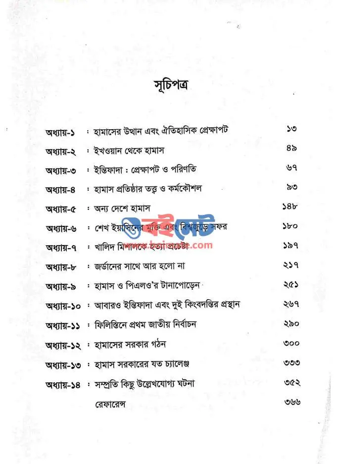 হামাস: ফিলিস্তিন মুক্তি আন্দোলনের ভেতর-বাহির PDF (Hamas Philistin Mukti Andoloner Vetor Bahir)